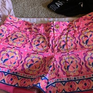 Lilly Pulitzer short, 5 inch inseam.